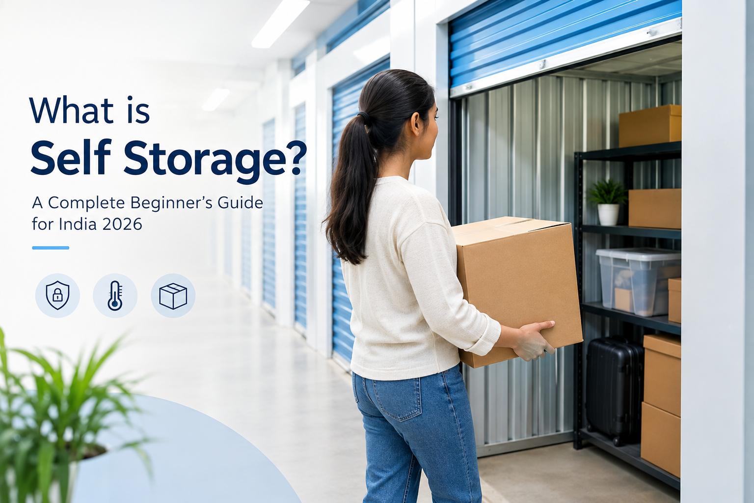 Self storage facility in India showing secure storage units, household belongings, flexible storage space, and warehouse services